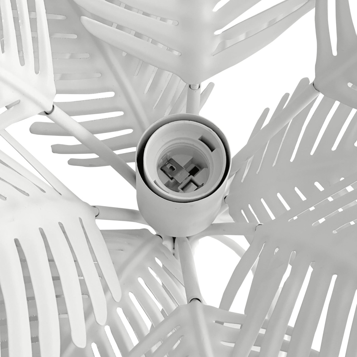 Azalea Table Lamp in White, W50cm D46cm H71cm (RRP $249) - Image 5