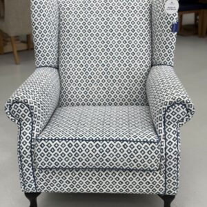 wp-image-tigress-51450.jpg "Aerin" Hamptons Style Australian Made Occasional Wing Fabric Armchair, 88cmW x 78cmD x 105cmH Warwick Bellport Marine (RRP $2799)