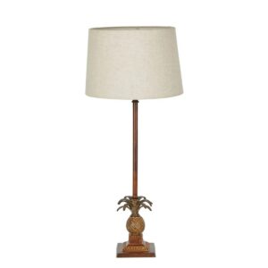 Caribbean Pineapple Table Lamp Base Brown (RRP $419)