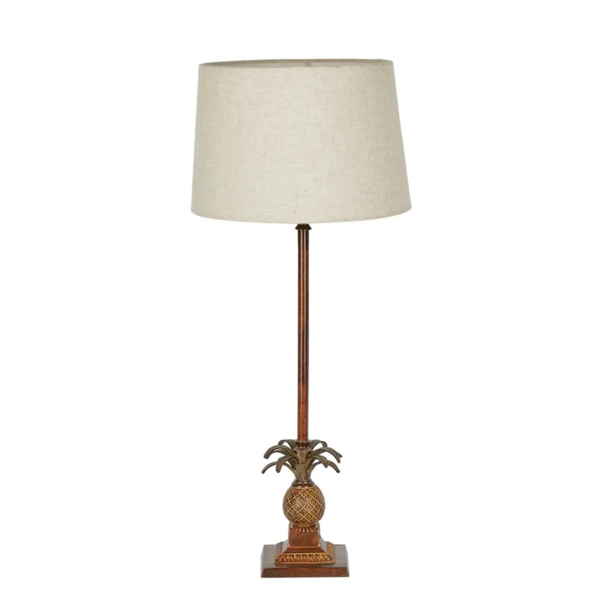 Caribbean Pineapple Table Lamp Base Brown (RRP $419)