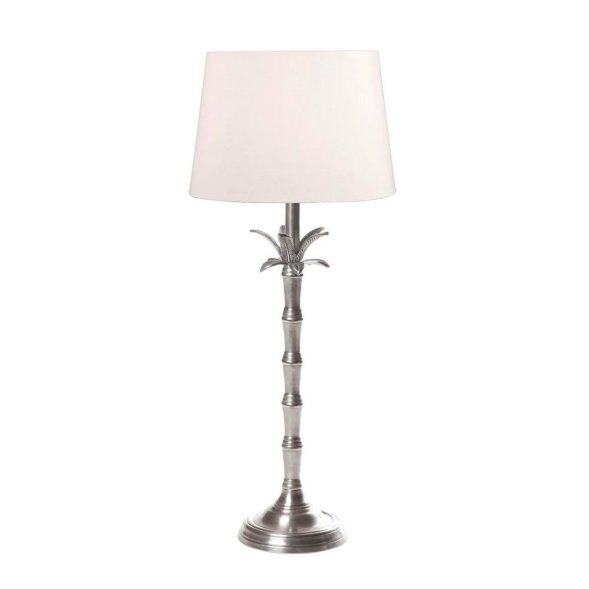 Bahama Table Lamp Base Small Silver - Base Only (RRP $399)