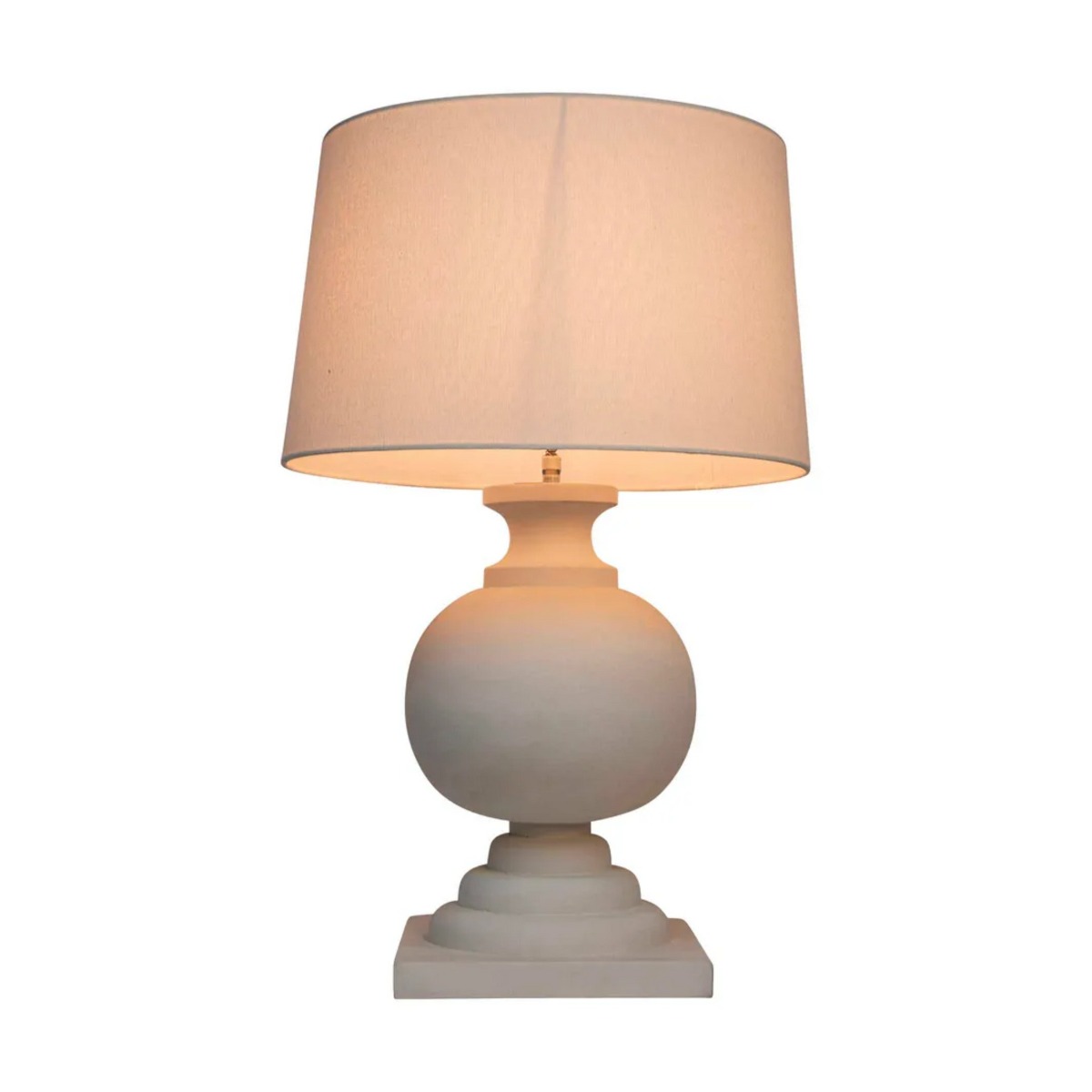 Coach Table Lamp Base White - Base Only (RRP $599) - Image 2