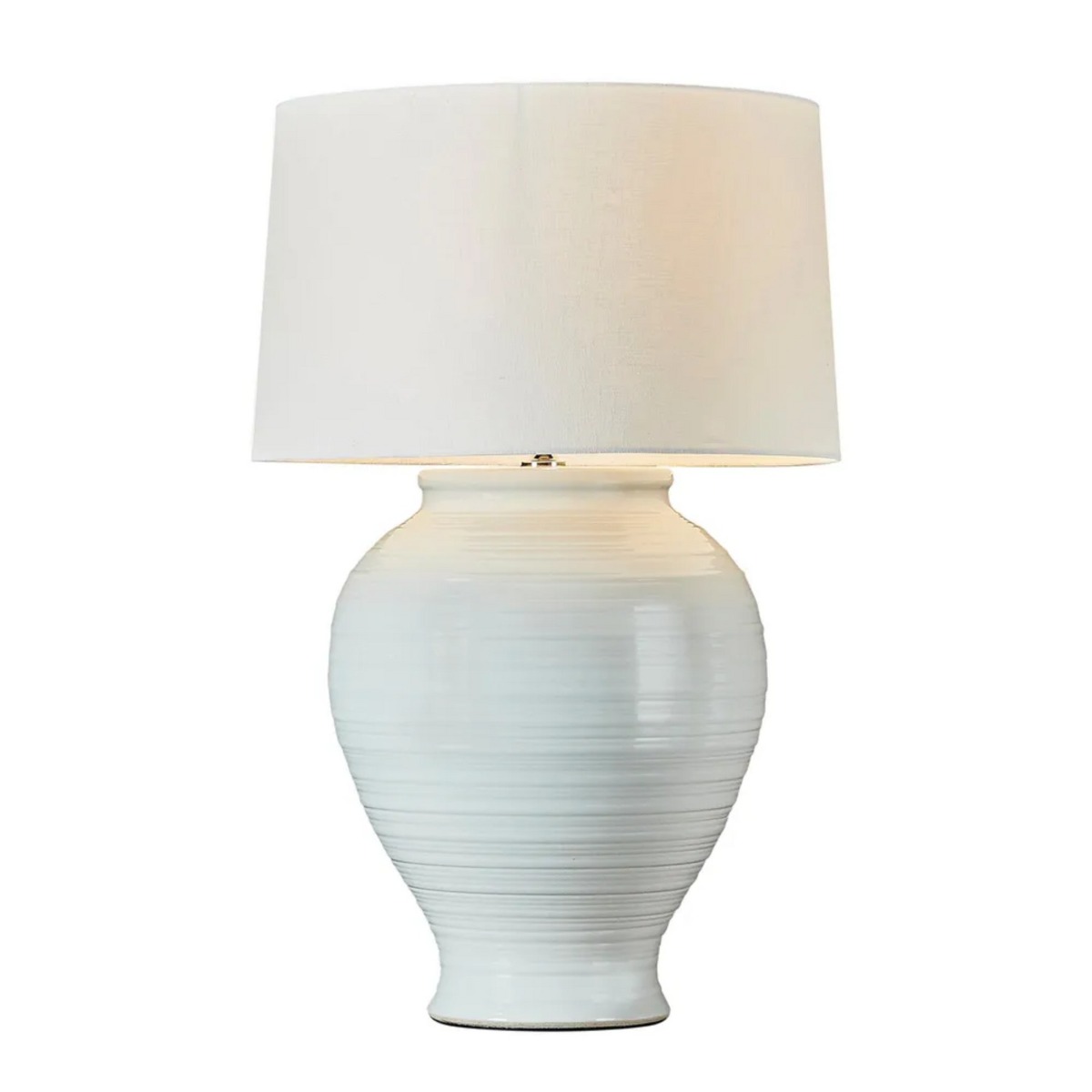 Montauk Ceramic Table Lamp Base White - Base Only (RRP $599)