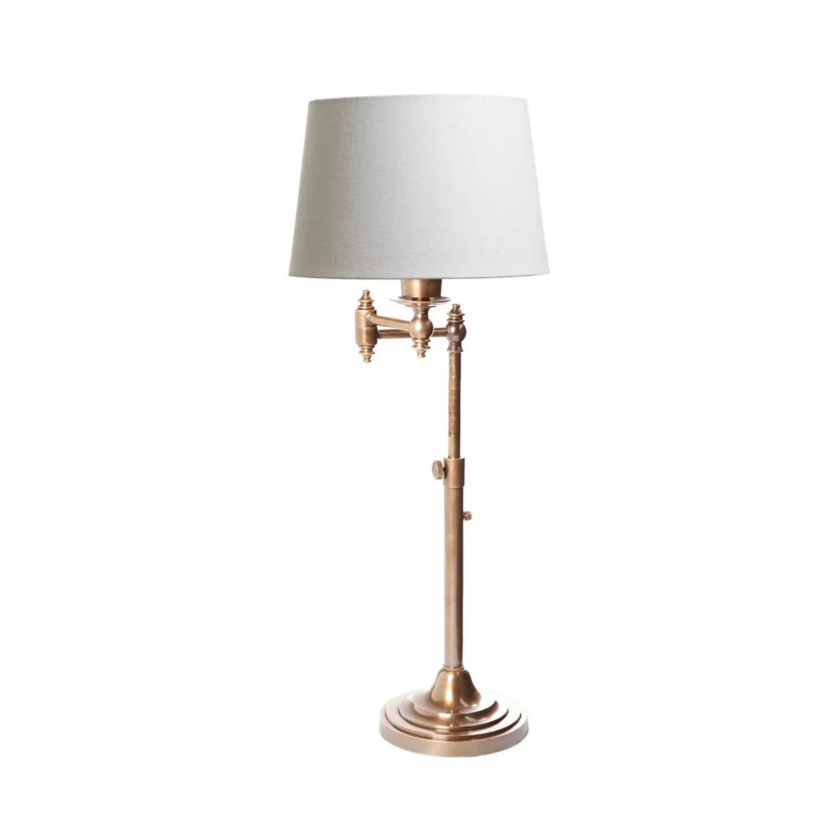 Macleay Swing Arm Table Lamp Base Antique Brass - Base Only (RRP $899)