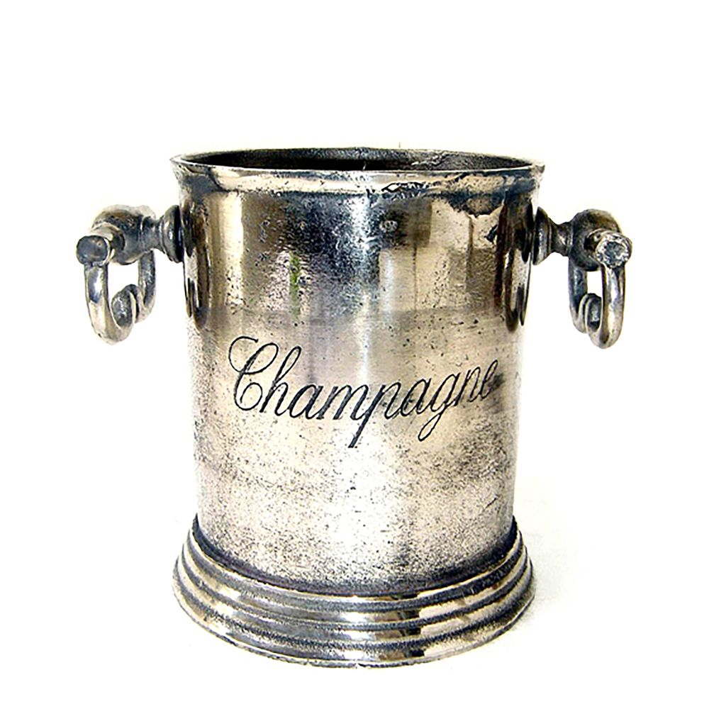 Round Champagne Ice Bucket Silver (RRP $429)