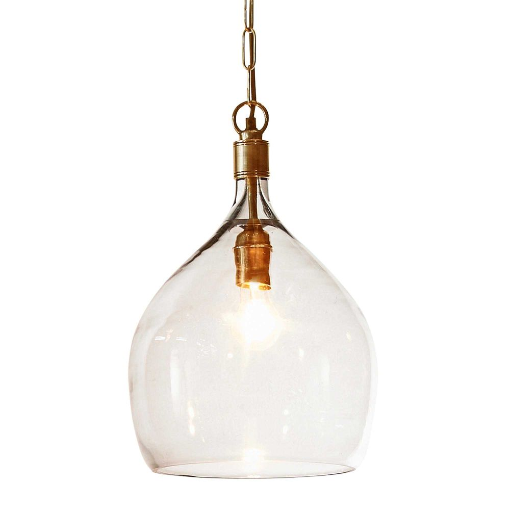 Omega Ceiling Pendant Antique Brass (RRP $605)