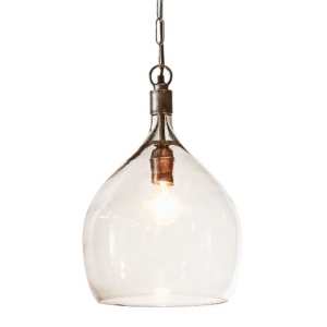 Omega Ceiling Pendant Antique Silver (RRP $605)