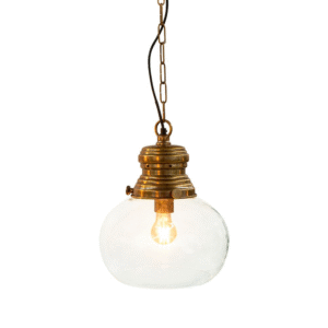 Paddington Ceiling Pendant Small Antique Brass (RRP $572)