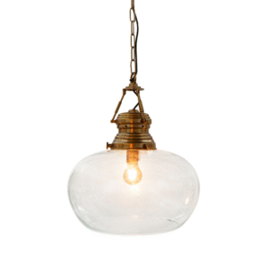 Paddington Ceiling Pendant Large Antique Brass (RRP $968)