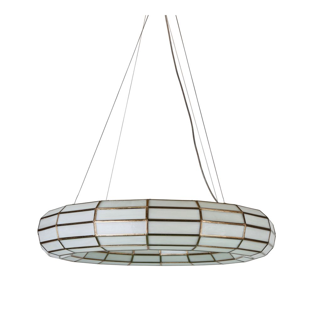 Ritz Ceiling Pendant Medium Brass (RRP $3300)