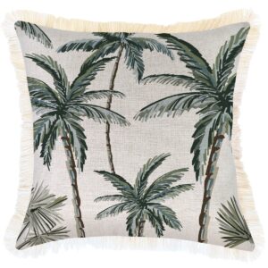 wp-image-tigress-51800.jpg Outdoor Cushion Coastal Fringe Palm Tree Paradise Natural 45cm x 45cm