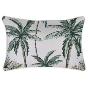 wp-image-tigress-51803.jpg Outdoor Cushion With Piping Palm Tree Paradise White 35cm x 50cm
