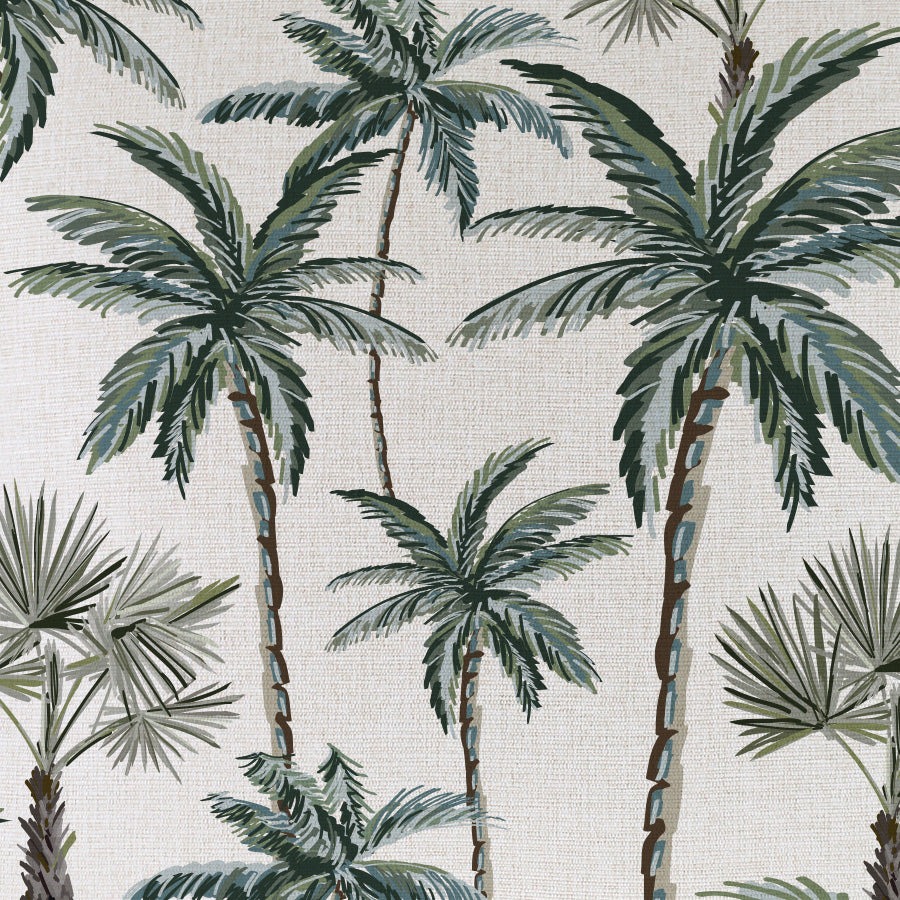 Outdoor Cushion With Piping Palm Tree Paradise Natural 35cm x 50cm - Image 2