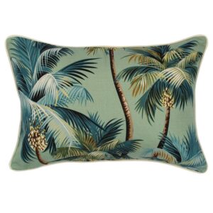 wp-image-tigress-51842.jpg Outdoor Cushion With Piping Palm Trees Lagoon 35cm x 50cm