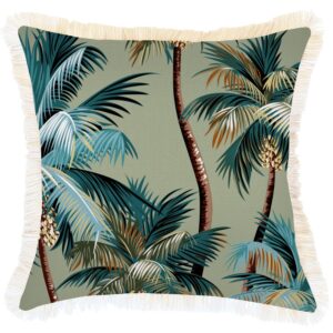 wp-image-tigress-51860.jpg Outdoor Cushion Coastal Fringe Palm Trees Sage 45cm x 45cm