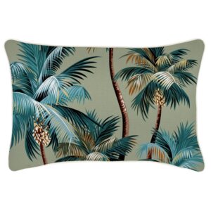 wp-image-tigress-51864.jpg Outdoor Cushion With Piping Palm Trees Sage 35cm x 50cm
