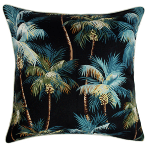 wp-image-tigress-51970.png Outdoor Cushion With Piping Palm Trees Black 60cm x 60cm