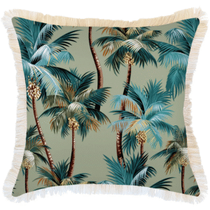 wp-image-tigress-51991.png Outdoor Cushion Coastal Fringe Palm Trees Sage 60cm x 60cm