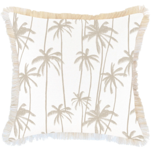 wp-image-tigress-52047.png Outdoor Cushion Coastal Fringe Tall Palms Beige 60cm x 60cm