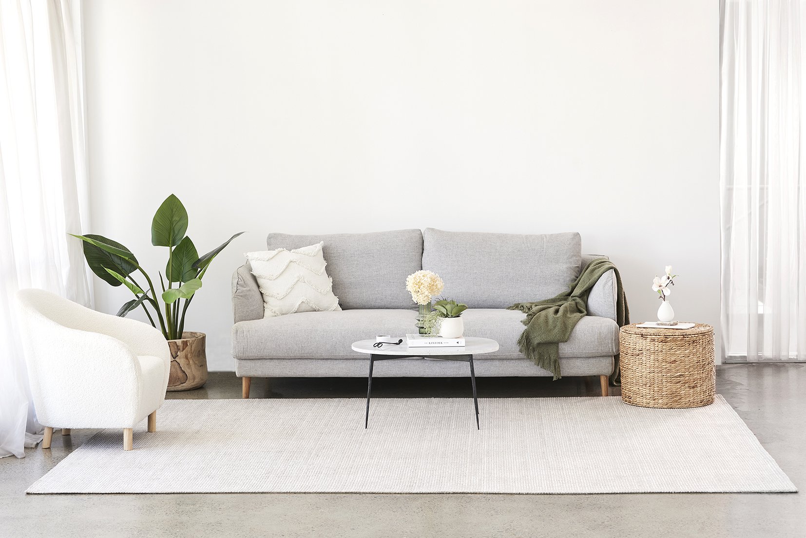 Allure Hamptons Style Indoor Rug Ivory - Image 9