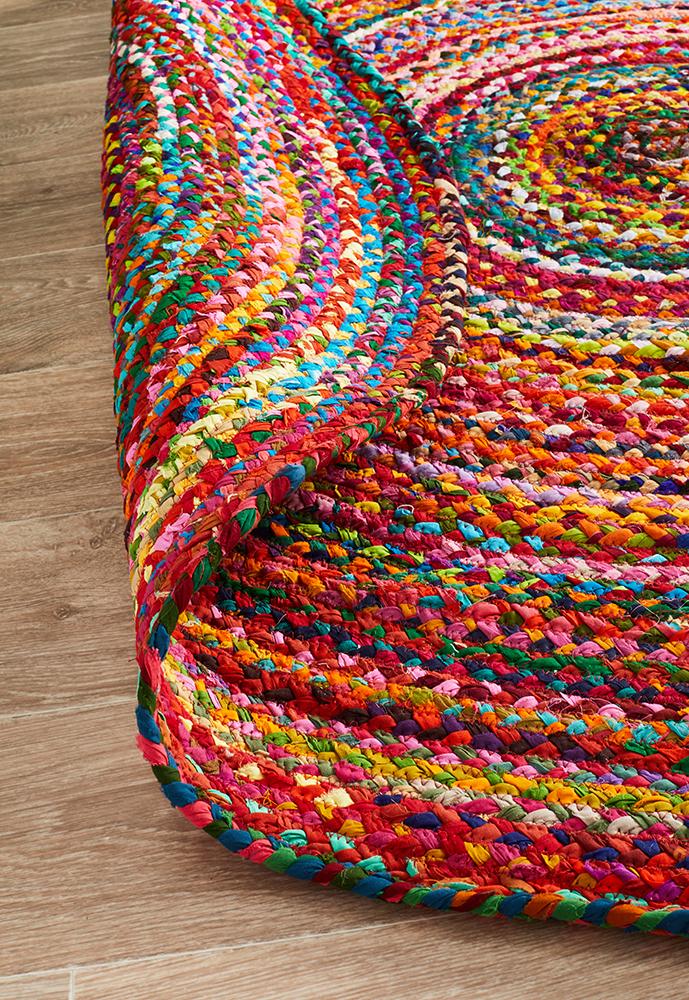 Atrium Chindi Hamptons Style Indoor Rug Multi - Image 6