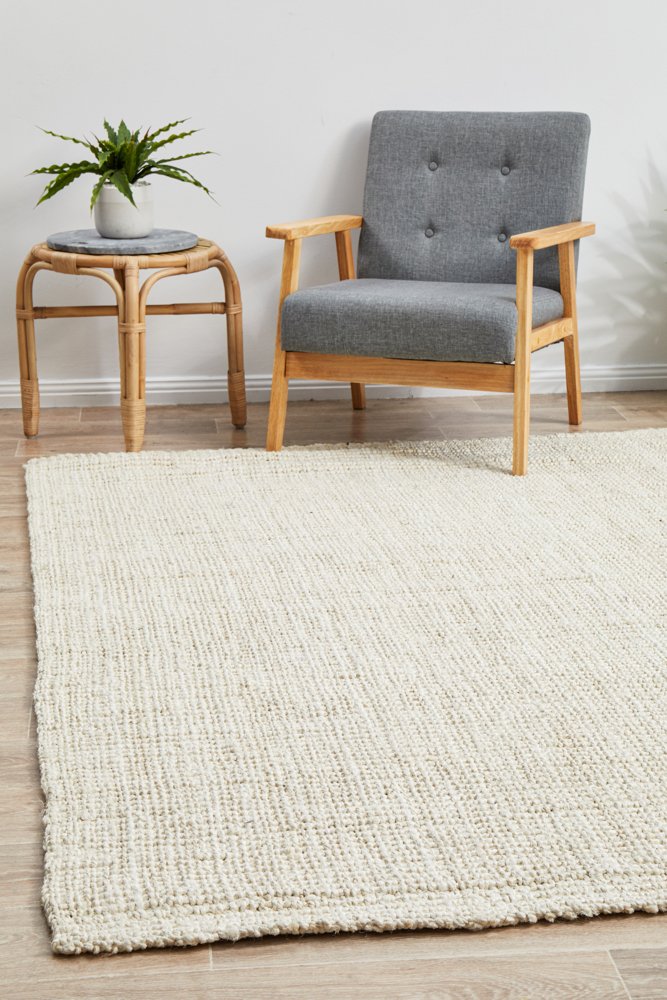 Atrium Barker Hamptons Style Indoor Rug Bleach