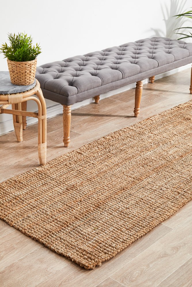 Atrium Barker Hamptons Style Indoor Rug Natural Runner - Image 2
