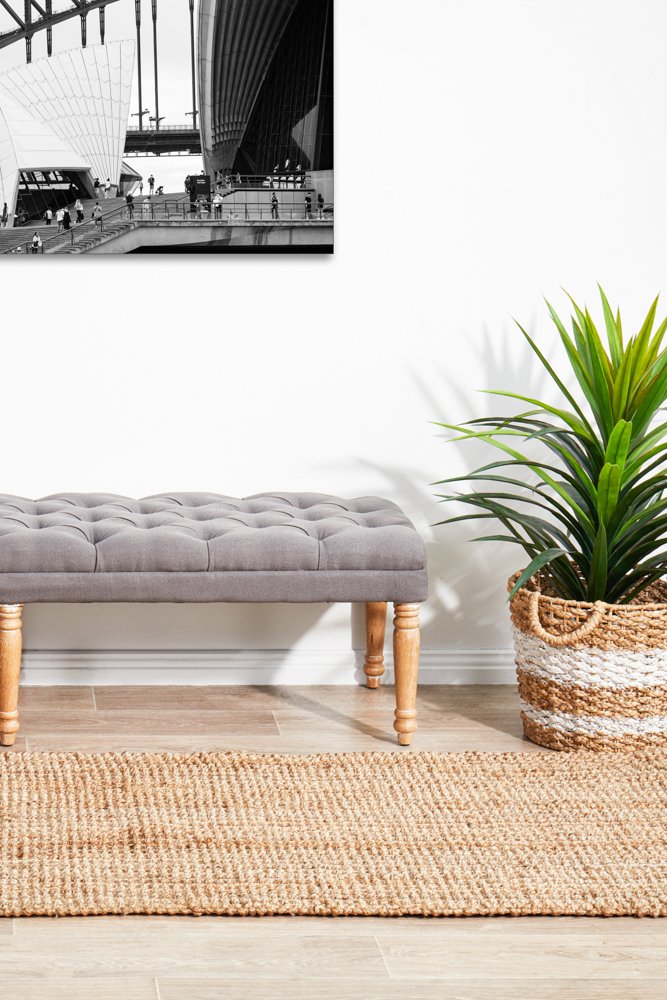 Atrium Barker Hamptons Style Indoor Rug Natural Runner - Image 3