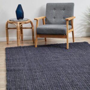 Atrium Barker Hamptons Style Indoor Rug Navy