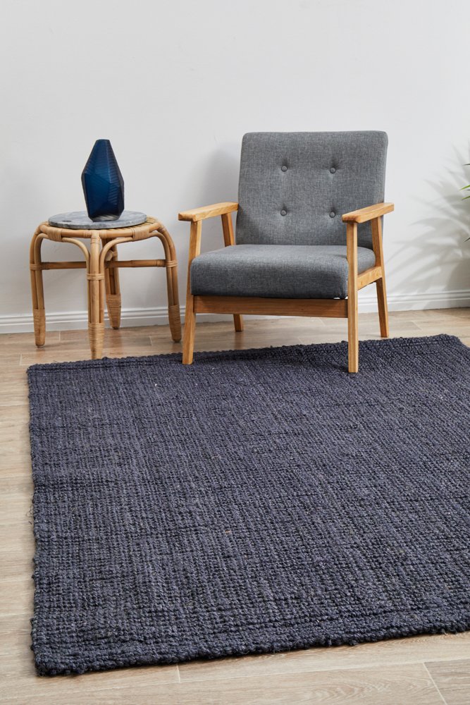 Atrium Barker Hamptons Style Indoor Rug Navy