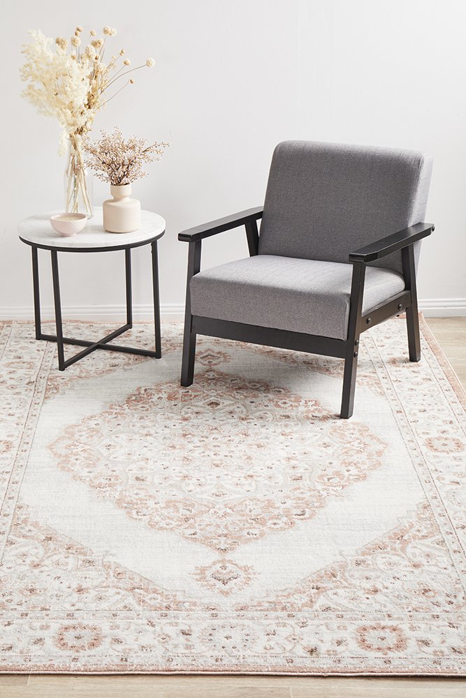 Emotion 77 Hamptons Style Indoor Rug Peach - Image 2