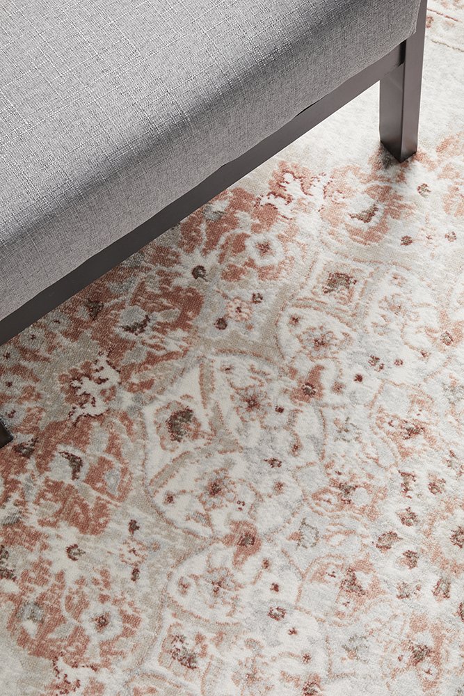 Emotion 77 Hamptons Style Indoor Rug Peach - Image 3