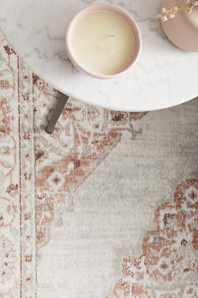 Emotion 77 Hamptons Style Indoor Rug Peach - Image 5
