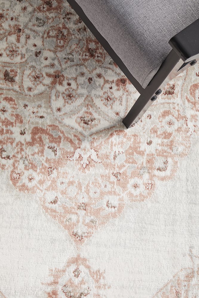 Emotion 77 Hamptons Style Indoor Rug Peach - Image 6