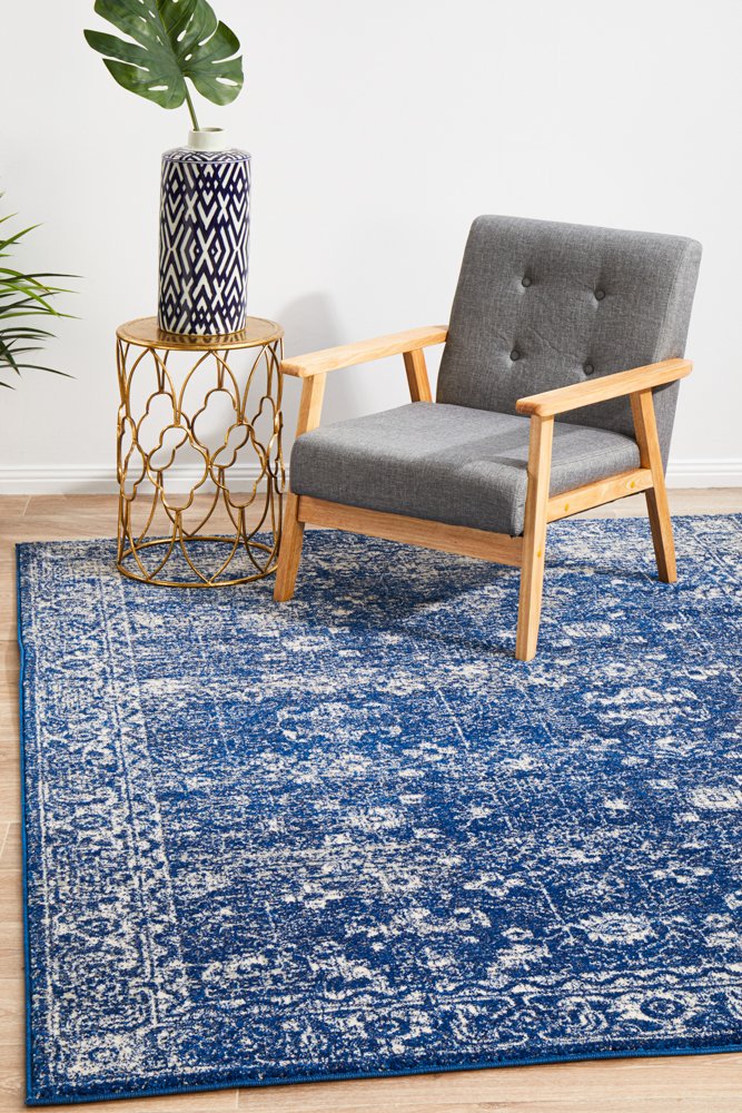 Evoke 252 Hamptons Style Indoor Rug Navy