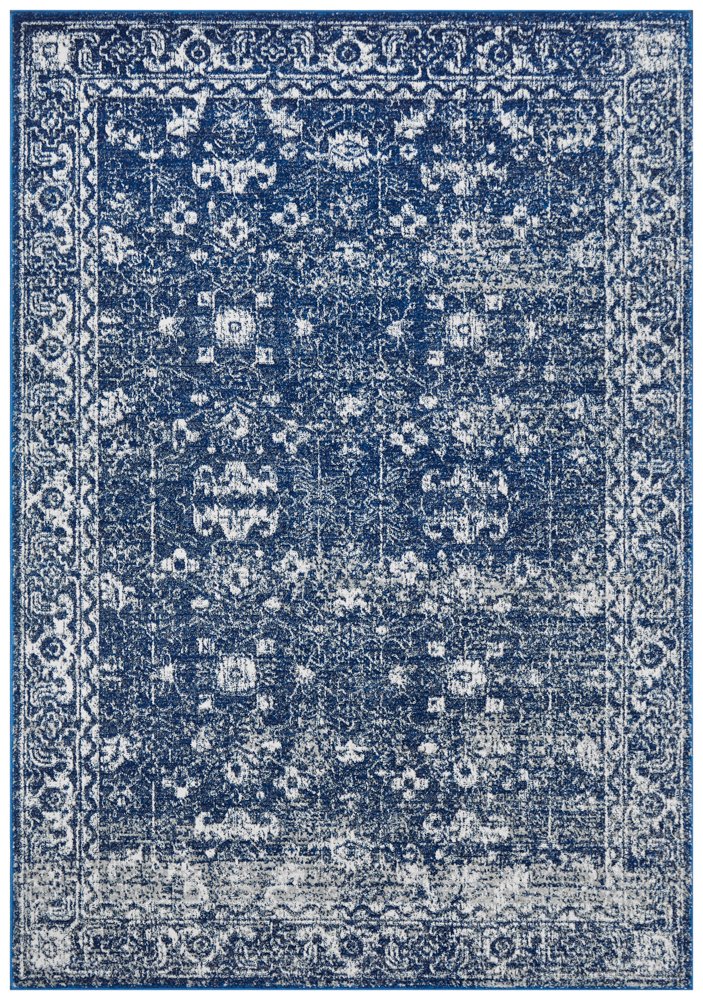 Evoke 252 Hamptons Style Indoor Rug Navy - Image 3