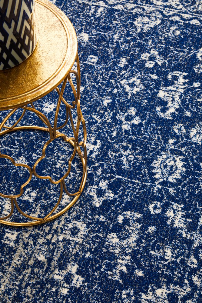 Evoke 252 Hamptons Style Indoor Rug Navy - Image 7