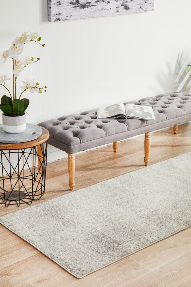 Evoke 252 Hamptons Style Indoor Rug Silver Runner - Image 2