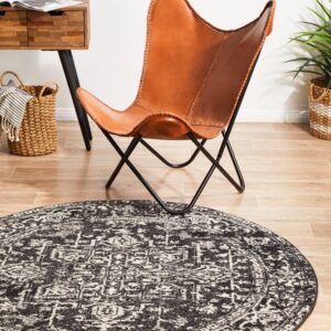 wp-image-tigress-52609.jpg Evoke 253 Hamptons Style Indoor Rug Charcoal Round