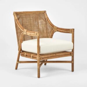 wp-image-tigress-52708.jpg Havana Havana Occasional Chair Rattan Cream Cushion, D 70cm W 70cm H 86cm (RRP $1499)