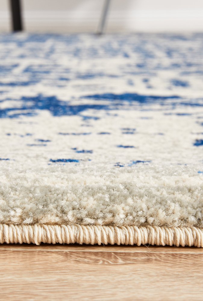 Evoke 253 Hamptons Style Indoor Rug White Navy - Image 7