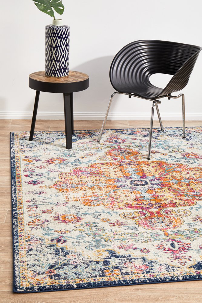 Evoke 254 Hamptons Style Indoor Rug White