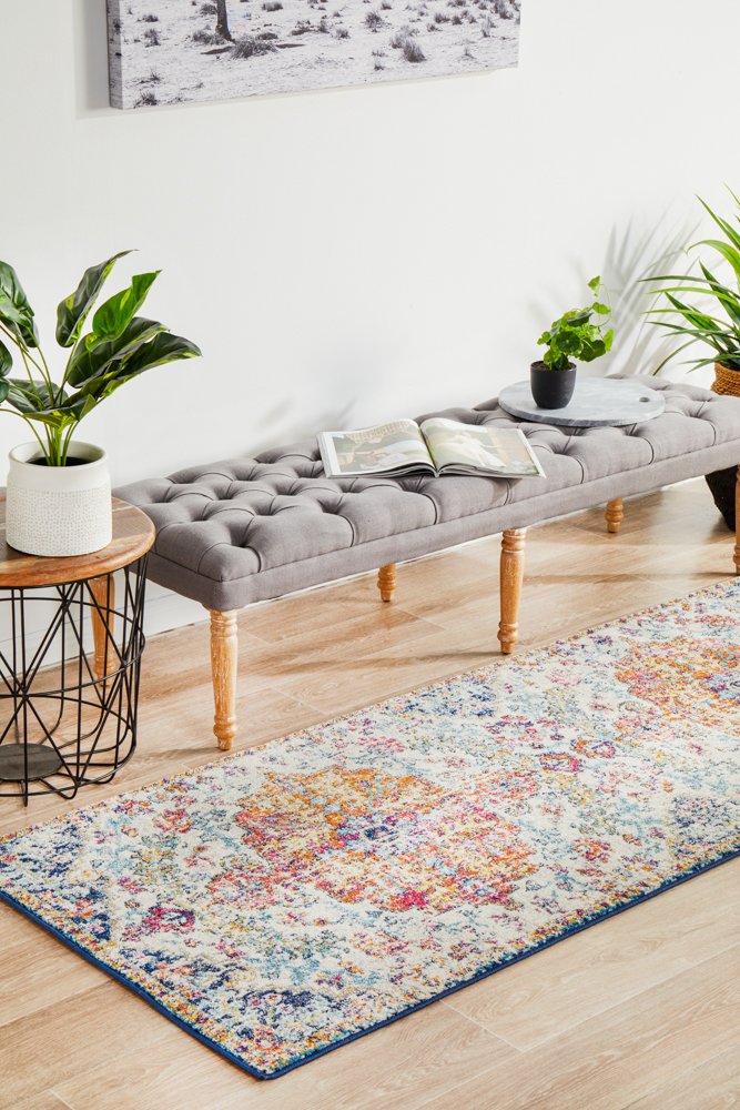 Evoke 254 Hamptons Style Indoor Rug White Runner - Image 2