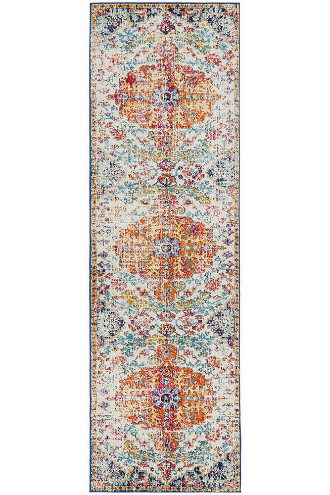 Evoke 254 Hamptons Style Indoor Rug White Runner - Image 4