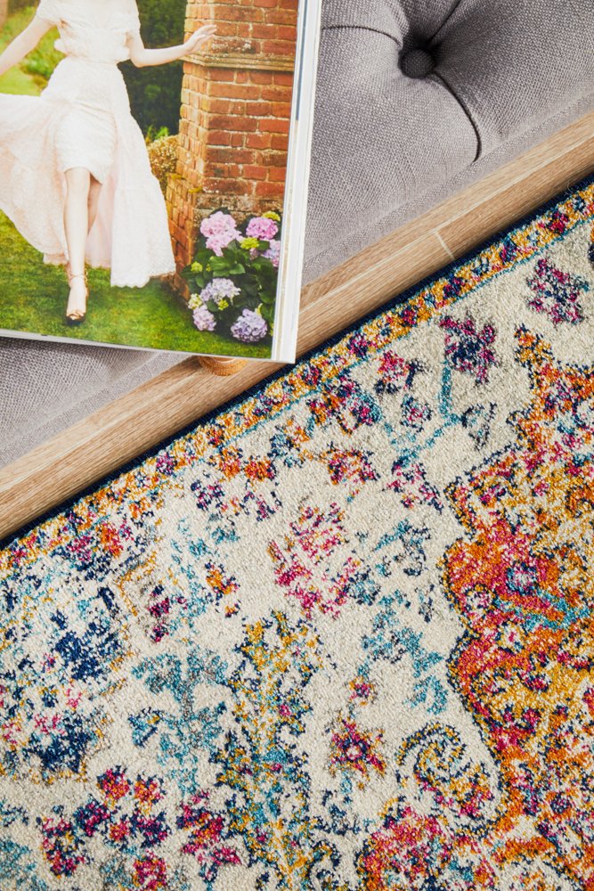 Evoke 254 Hamptons Style Indoor Rug White Runner - Image 8