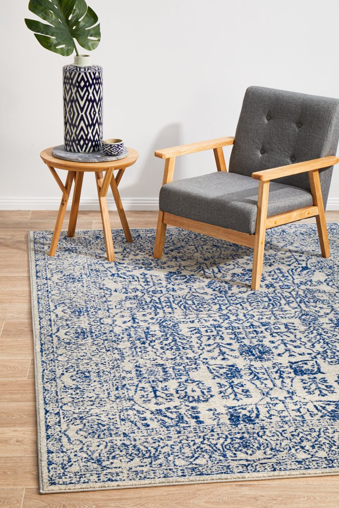 Evoke 256 Hamptons Style Indoor Rug Blue