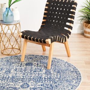 wp-image-tigress-52850.jpg Evoke 256 Hamptons Style Indoor Rug Blue Round