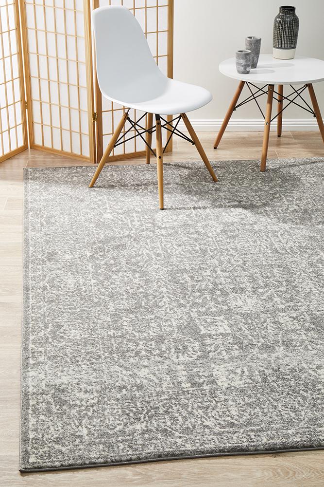 Evoke 256 Hamptons Style Indoor Rug Grey