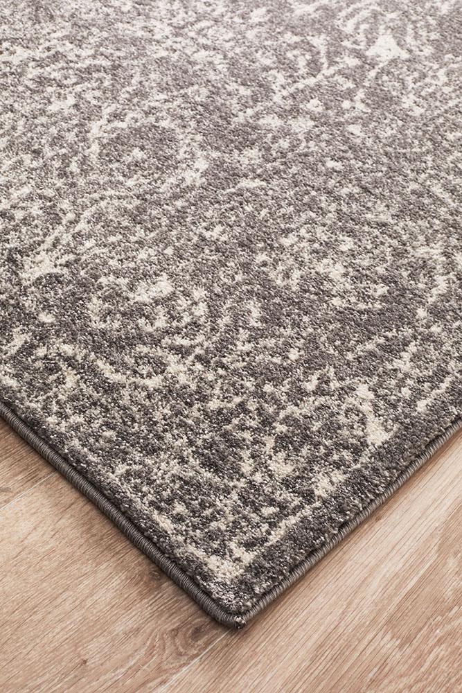 Evoke 256 Hamptons Style Indoor Rug Grey - Image 3