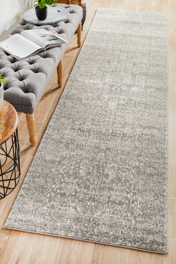 Evoke 256 Hamptons Style Indoor Rug Grey Runner